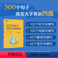 [正版]新东方300个句子攻克大学英语四级 真题听力阅读翻译写作难点突破考点归纳句型拓展核心词汇 英语学习俞敏洪英语