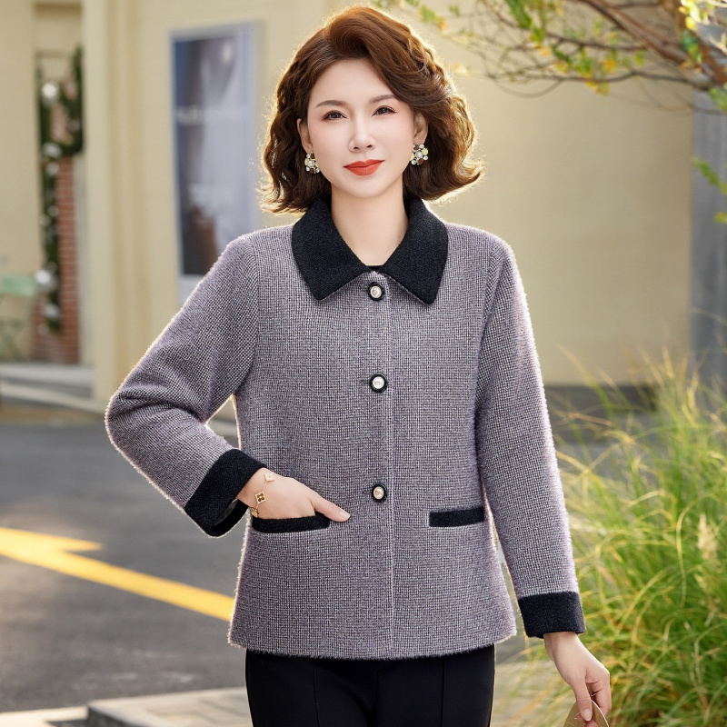 新款妈妈春装外套女洋气中老年人春季衣服2026年春秋女士中年装女