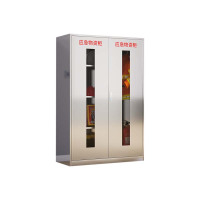 铭威盾不锈钢防暴器械装备柜工具柜安保反恐盾牌柜警务室防爆柜304加厚材质1650*1100*450柜不含器材