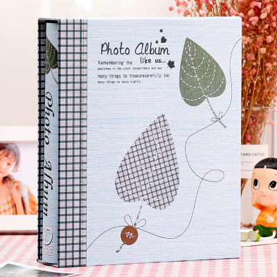 相册影集6寸过塑200张纪念册家庭相册本插页式大容量相簿-爱之蔓