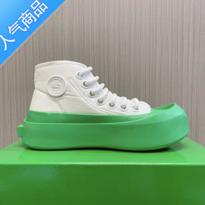 SUNTEK2023新款大头米奇鞋休闲BA.BV帆布鞋厚底高帮鞋男女情侣夏小白鞋