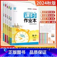 2024秋[8上]语数英物.4本-江苏版 八年级/初中二年级 [正版]2025春新版课时作业本八年级上册下语文数学英语物