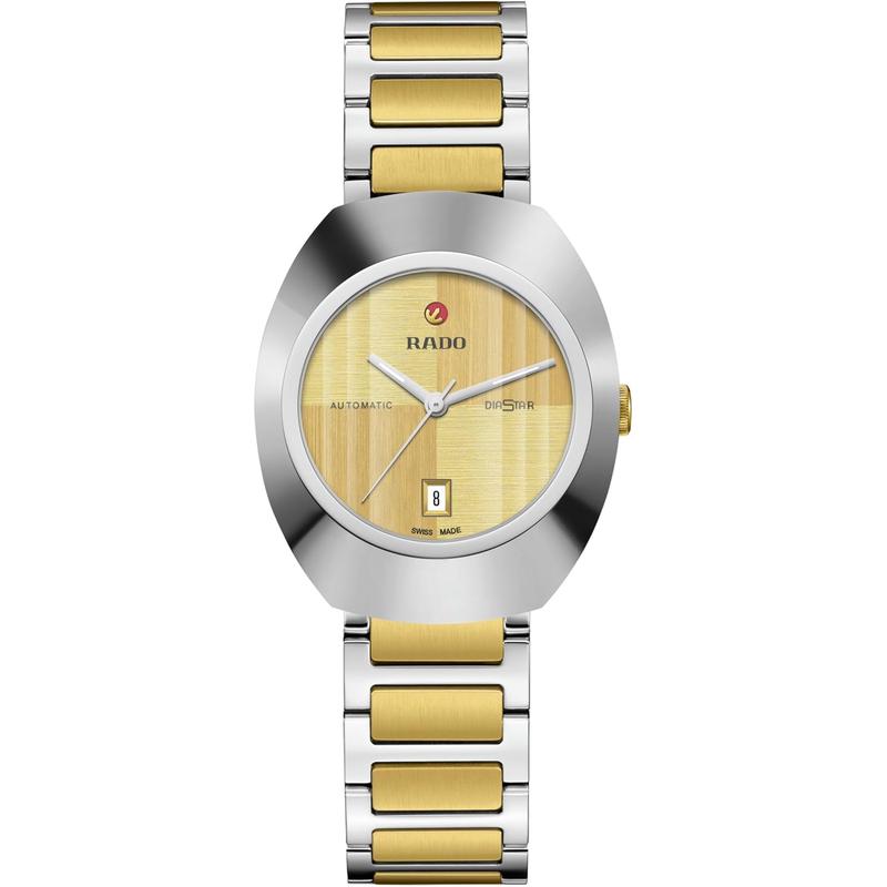 RADO(腕表)女士石英瑞士自动机械金圈蓝宝石表欧美腕表防水米