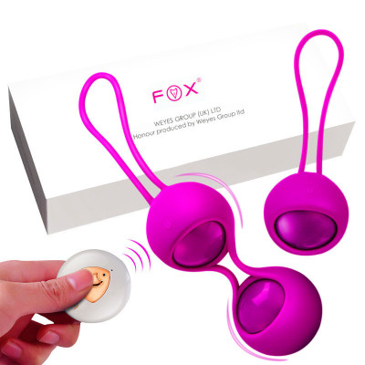 英国福克斯(FOX)女士用阴道哑铃迷你震动棒外出穿戴无线遥控防水充电变频跳蛋女性自慰器成人情趣女性系列用品情爱玩具