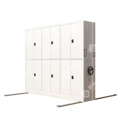 居将 电动密集架移动档案柜钢制轨道密集柜 一列3组