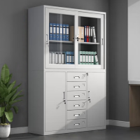 首指(SZ)文件柜/铁皮柜/中六斗宽移门柜/CX-W-002
