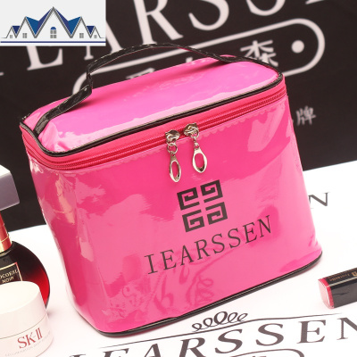 ins网红化妆包小号便携韩国简约大容量化妆袋少女心洗漱品收纳盒 三维工匠收纳包