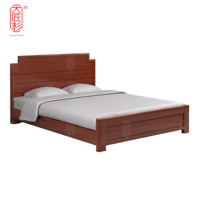 大匠杉 床实木高屏床 2020*1800mmDCT318