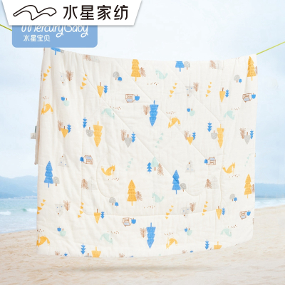 水星宝贝Baby唯迪棉花夏凉被全棉婴儿空调被夏季棉被被子被芯