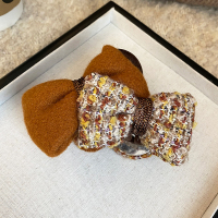 时尚AB面蝴蝶结抓夹大号女2024新高级感鲨鱼夹子发夹后脑勺头饰送女朋友老婆情人节七夕生日礼物