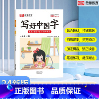 一年级上册 [正版]荣恒2024版小学生写好中国字练字帖正楷临摹儿童硬笔楷书一二三四上下册语文同步练字帖课课练控笔训练五