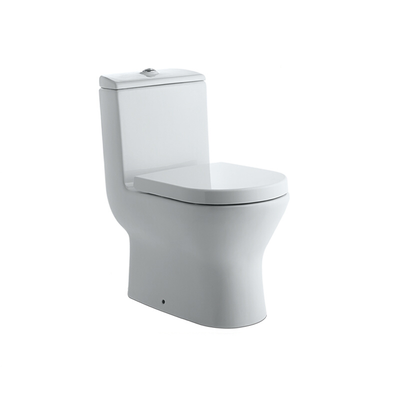 马桶 直冲直冲体式表面分体式坐便器抽水马桶提升改坐普通直冲家用直排排式墙排 连体座厕 加缓降盖板 305mm