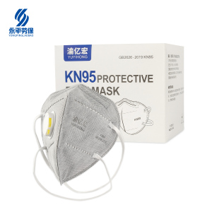 渝亿宏 KN95活性炭带呼吸阀 口罩 头戴式 均码 1个