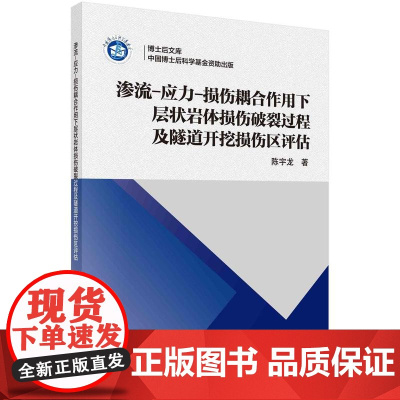 [按需印刷] 渗流-应力-损伤耦合作用下层状岩体损伤破裂过程及隧道开挖损伤区评估