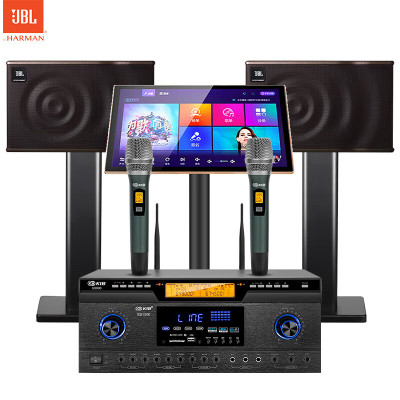JBL MK10 家庭ktv音响套装 卡拉OK点歌机一体机 家庭影院组合音响家用K歌专业音箱唱歌设备全套