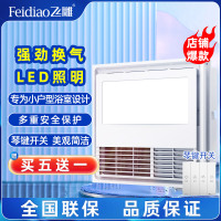 飞雕(FEIDIAO)浴霸小户型300×300吹风换气一体式暖风机卫生间浴室集成吊顶风暖晓30(浴霸需自行安装)