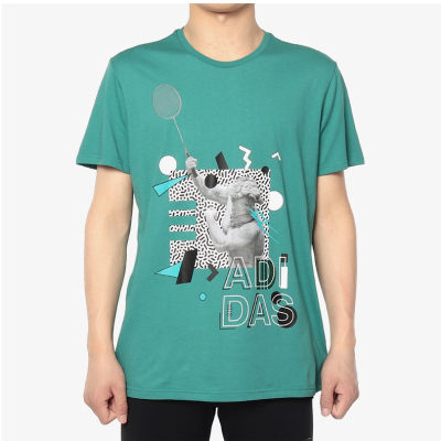 adidas/阿迪达斯NEO短袖T恤运动休闲舒适针织圆领男装EA3526 Z