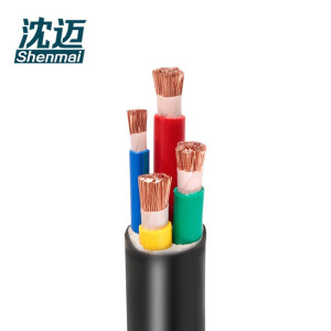 沈迈 铜芯软电缆 ZR-YJVR-0.6/1KV-3*4+1*2.5mm² /米
