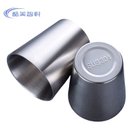 酷美智悦 304不锈钢双层杯300ml KM-BH612 个