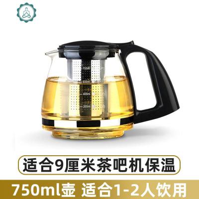 茶吧机水壶饮水机通用配件透明玻璃单个烧水恒温保温一人用小茶壶封后A091B单壶750保温壶