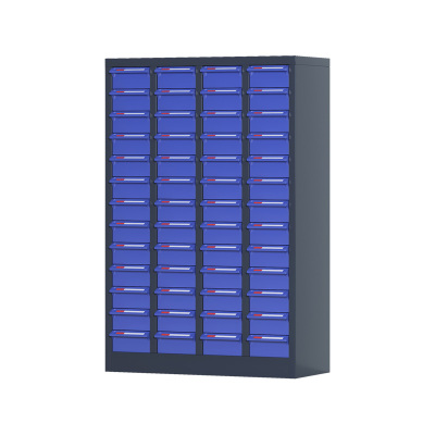 臻远 ZYLJG-W44 零件柜 52抽蓝色无门大号 722*300*1106