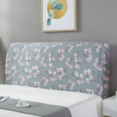 床头罩套床头套软包防尘罩靠背罩子保护套1.8米弹力布1.5床北欧风 繁花朵朵 2.2米(适合2.1-2.4米床头使用)