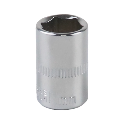 立伟铁牛1/4六角短套筒11mm/个