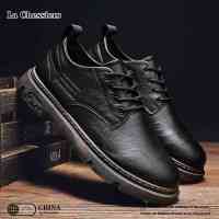 La Chessiers劳保男鞋秋冬季新款透气耐磨工地工作休闲运动户外工作男鞋潮鞋