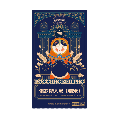 伊古道俄罗斯大米精米尝鲜装1kg