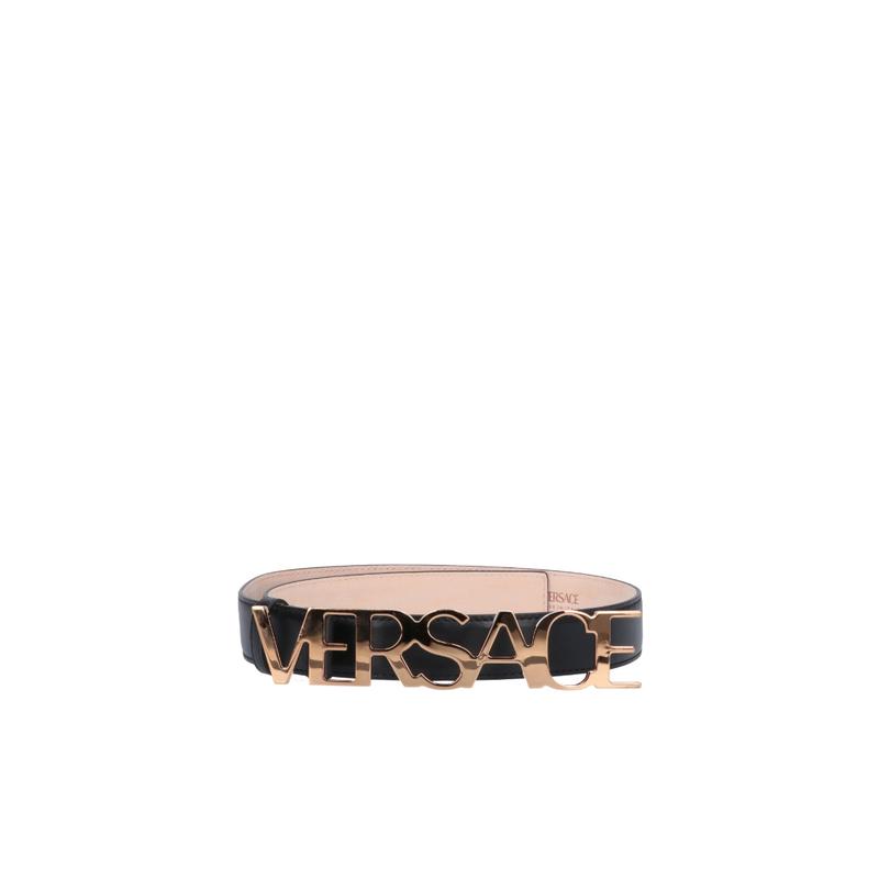 Versace/范思哲女式小牛皮徽标腰带宽CM时尚简约百搭