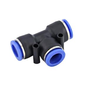 中锦科技 气管快速接头 气动三通T型三通 PEG10-6-10个
