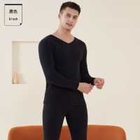 情侣无痕保暖内衣加厚加绒本命年大红色男女士内穿套装秋衣裤_21