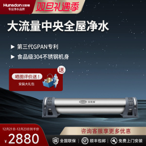 汉斯顿/Hunsdon净水器全屋别墅大流量前置管道过滤中央自来水过滤2200CT