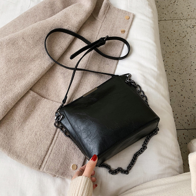 NEWLAKE水桶包包女2020新款潮韩版百搭质感斜挎包港风复古链条简约单肩包女斜挎包