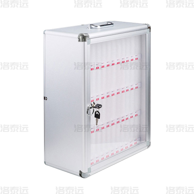 洛泰远 手机保管箱壁挂式存放柜带锁手机柜保管柜寄存箱手机箱 48位