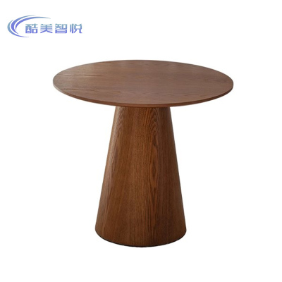 酷美智悦 胡桃色蘑菇圆桌茶几60*60*60cm KM-JZ465 张