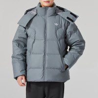 阿迪达斯 (adidas)三叶草男装新款运动服跑步训练保暖羽绒服连帽羽绒外套JW1365 ZP