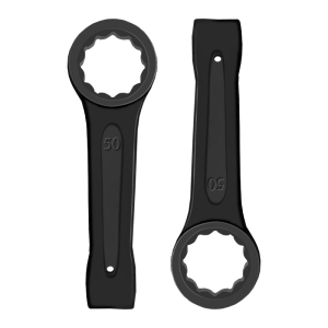 立伟铁牛敲击梅花扳手50mm/把