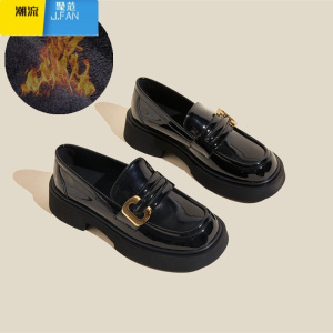 聚范小皮鞋女款英伦风2024新款夏季夏天jk配裙子乐福鞋百搭厚底女鞋子