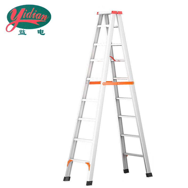 益电 铝合金人字梯 特厚款3米 把