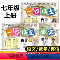 全套 七年级上 [正版]2023一卷搞定 语文数学英语N版 七年级上/7年级第一学期 第6版上海版 摸底卷单元卷专项卷