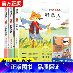 快乐读书吧三年级上全3册 [正版]全套3册安徒生童话格林童话全集注音版稻草人书一二三年级阅读课外书下册书籍6-8岁以上拼