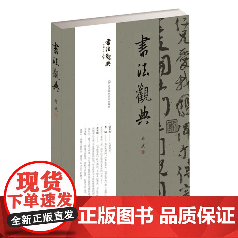 书法观典 马斌 毛笔书法篆刻书籍 书法初学者和爱好者欣赏书法 学习书法 理解重要读本工具书形式的书法碑帖集 江苏凤凰美术