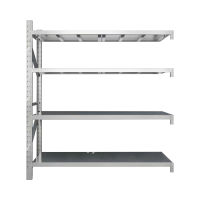 洛诗莲 (RoyceLand) 不锈钢货架304材质四层仓储货架 200*60*200cm/500kg副架