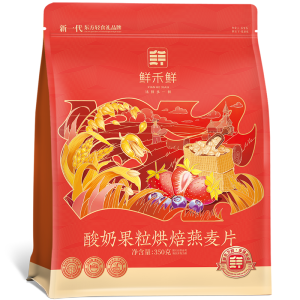 鲜禾鲜 350g酸奶果粒烘焙燕麦袋装
