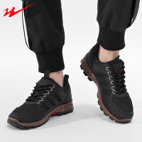 双星新款透气春秋休闲系带鞋舒适防滑男鞋