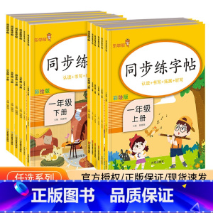 同步练字帖 下册 小学一年级 [正版]小学生同步练字帖一年级二年级三年级四年级五年级六年级上册下册字帖人教版小学语文专项