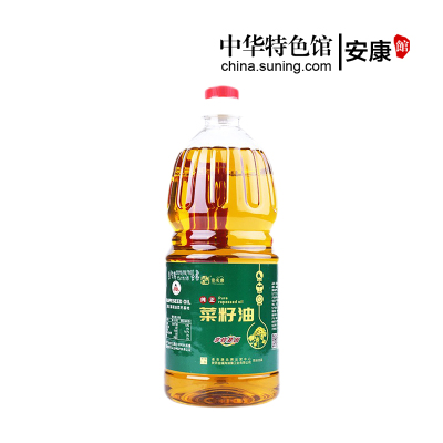 中华特色-安康馆最安康菜籽油1.8L非转基因食用油物理压榨