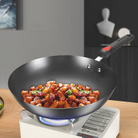 康巴赫福味老铁锅32cm LPB-FW32A1铁灰色(单位:个)