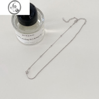 JiMi项链女小众设计感925银银蛇骨链简约ins冷淡风气质短款百搭锁骨链